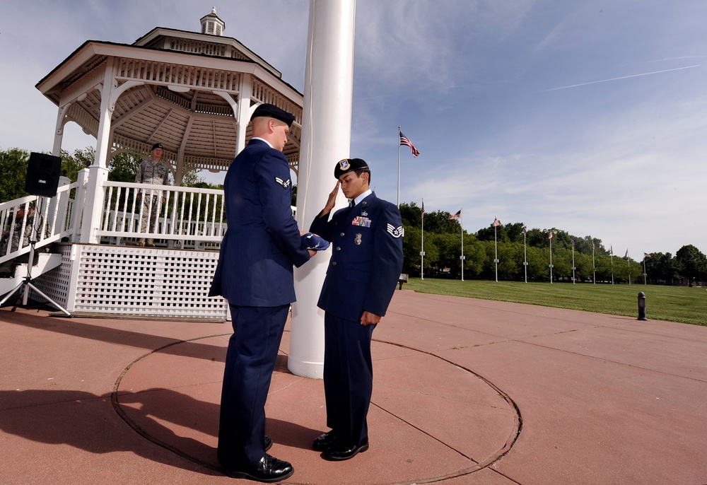 Offutt Defenders celebrate National Police Week: Retreat