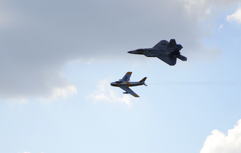 Heritage flight for Beale Air and Space Expo