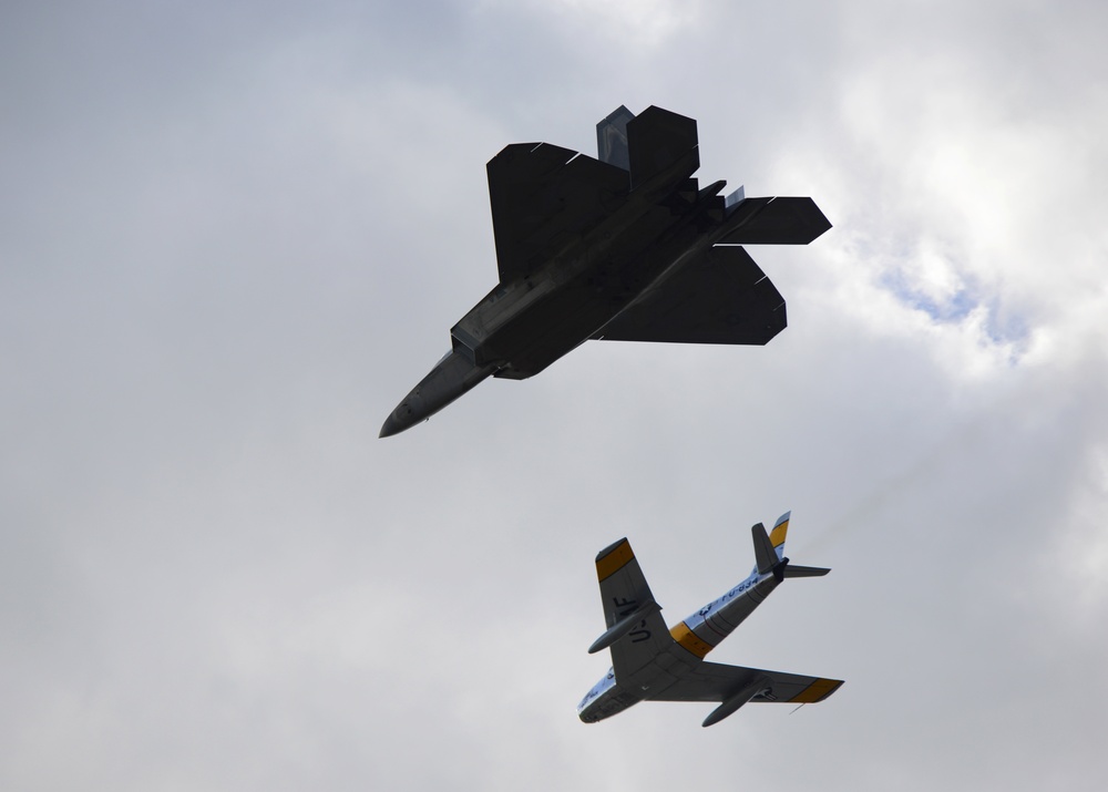 Heritage flight for Beale Air and Space Expo