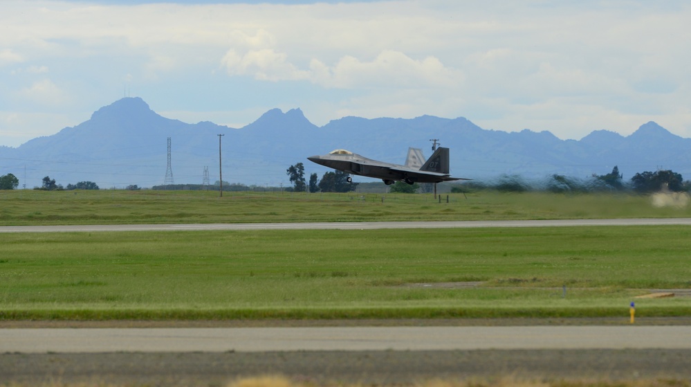 Heritage flight for Beale Air and Space Expo