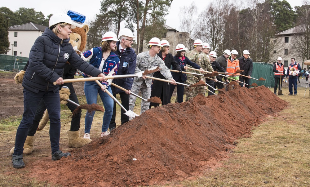 Ramstein High School groundbreaking