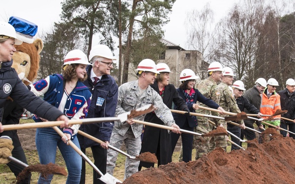 Ramstein High School groundbreaking