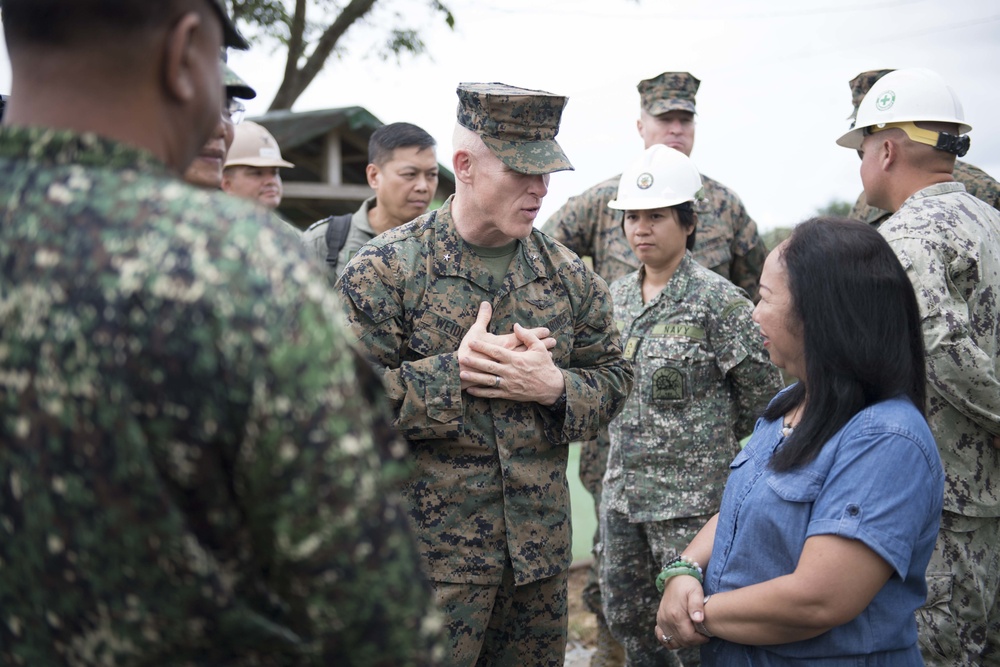 Balikatan 18: Naval Base Camilo Osias and Luga Elementary School Visitl