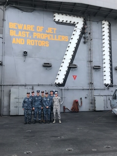 JTWC Tours USS Theodore Roosevelt