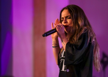 JoJo’s Mad Love tour aboard Camp Hansen