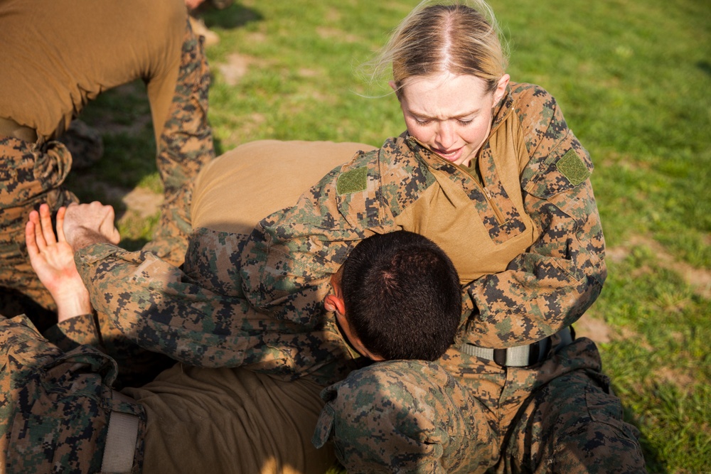 Step Together, Fight Together: BSRF Marines 6 Mile Hike