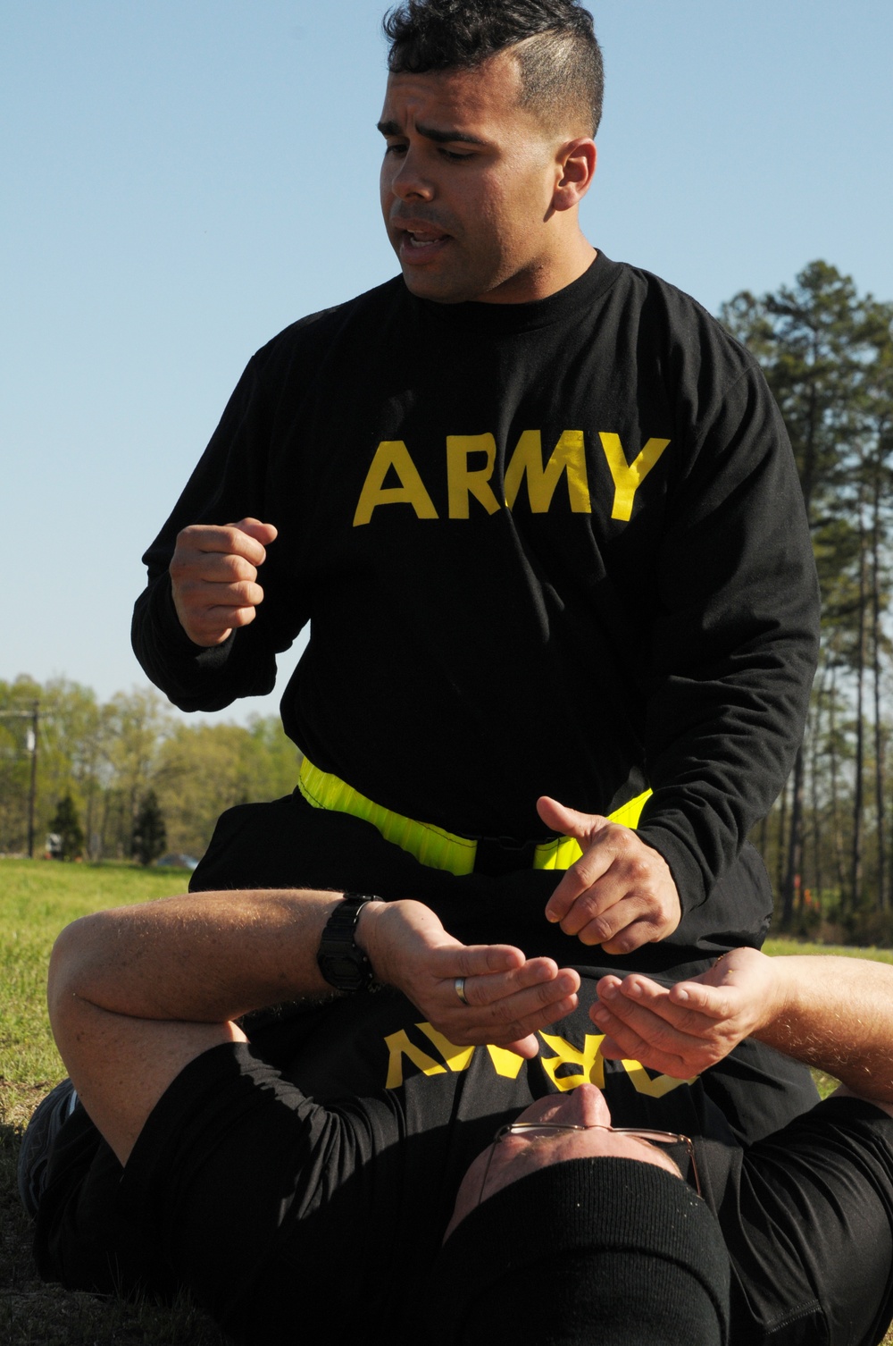 USPFO Trains With Karate USA During Operation Balanced Soldier