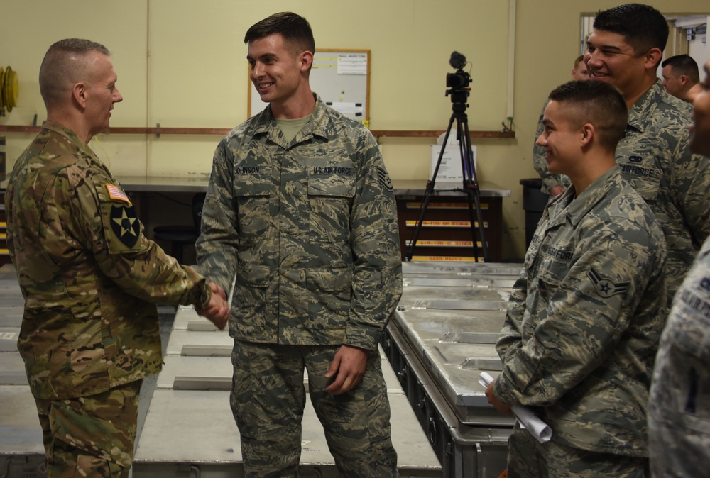 U.S. Armed Forces’ most senior NCO visits Tyndall