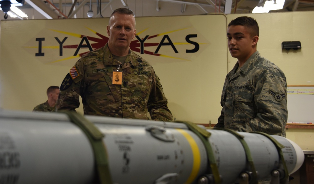 U.S. Armed Forces’ most senior NCO visits Tyndall