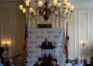 U.S. Marines and Sailors Pay Tribute To Previous Generations