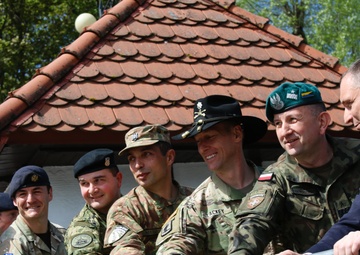 Nato Forces Open Bridges With Polish People