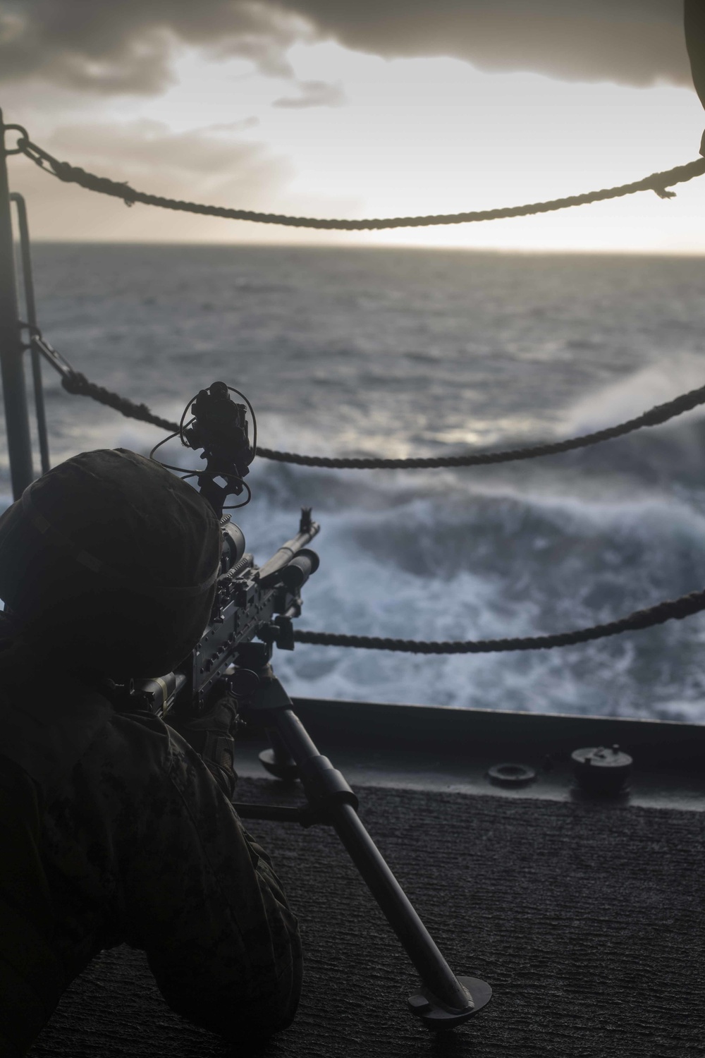 Marines conduct a simulated strait transit