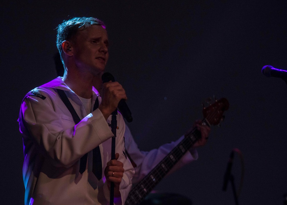PP18 Pacific Fleet Band Plays for Naval Dockyard Trincomalee