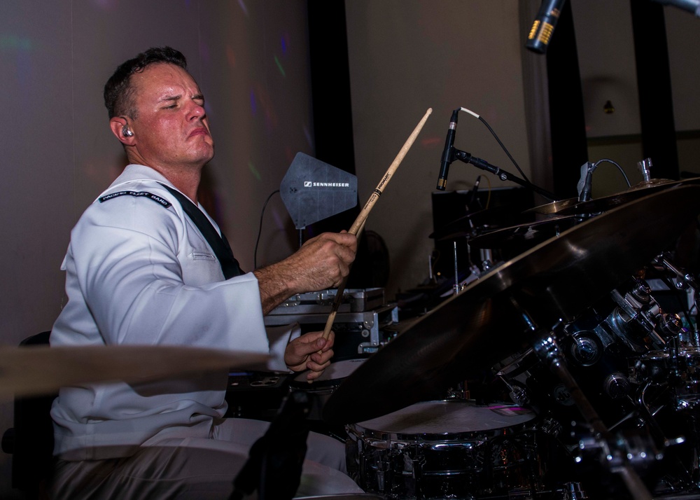 PP18 Pacific Fleet Band Plays for Naval Dockyard Trincomalee