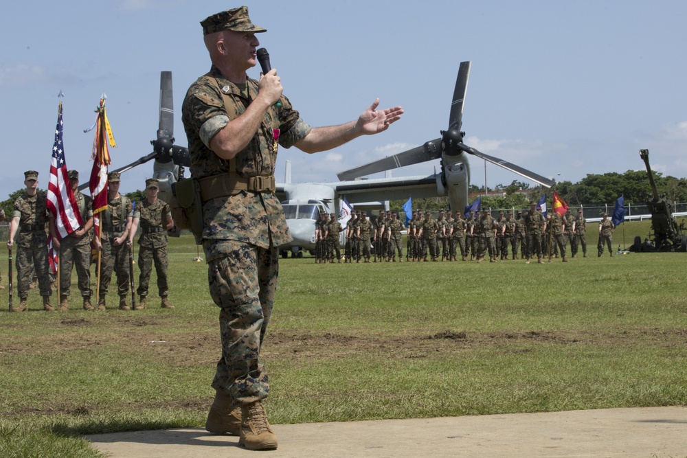 31st MEU sergeant major relinquishes sword of office, Mota assumes duties