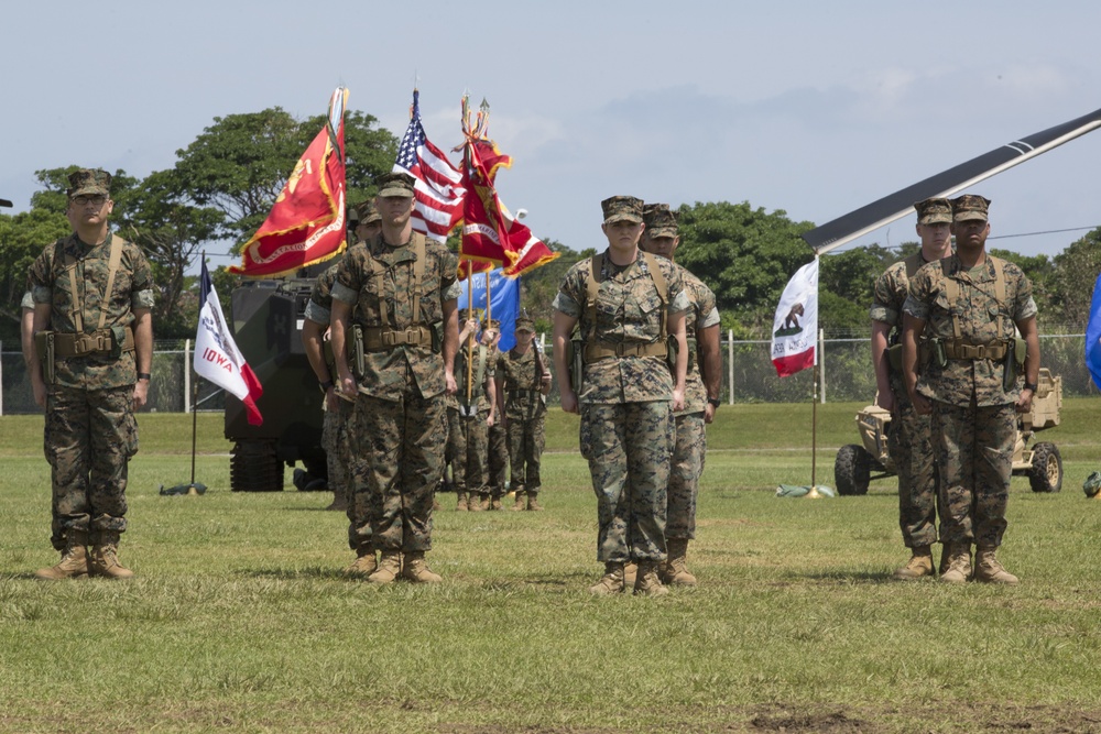 31st MEU sergeant major relinquishes sword of office, Mota assumes duties