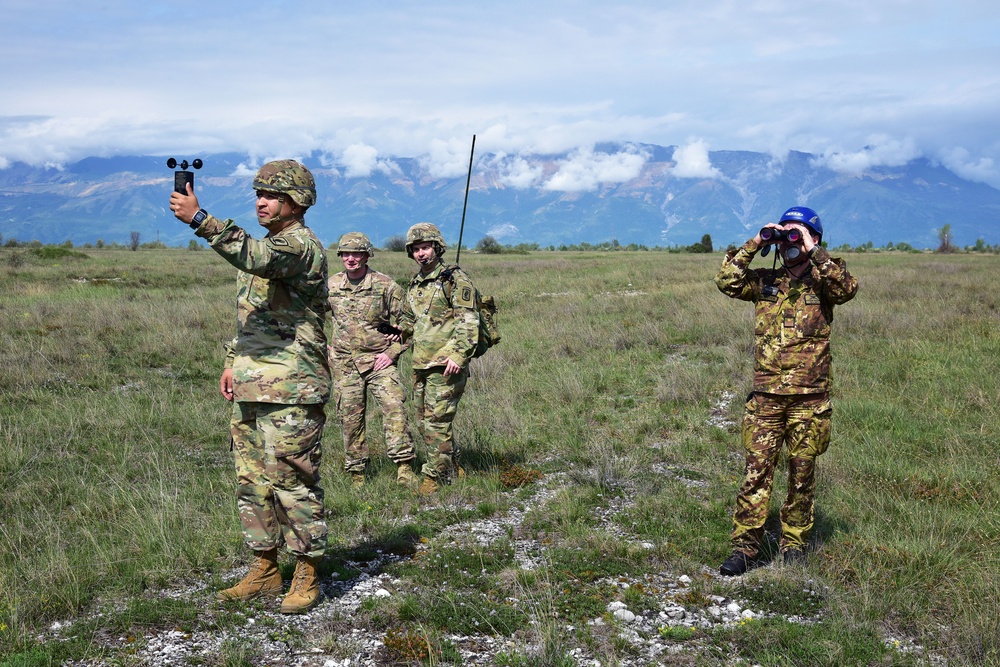 Italian Air Force and U.S. Army 173rd Airborne Brigade Airdrop Cooperation, 27 April 2018.