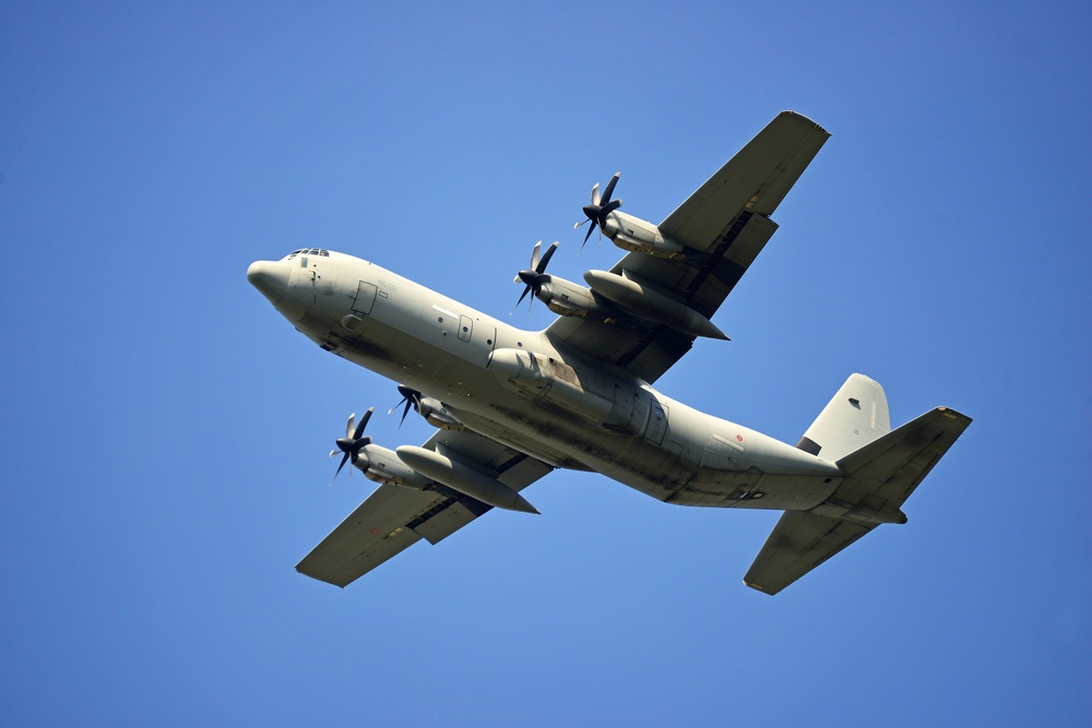 Italian Air Force and U.S. Army 173rd Airborne Brigade Airdrop Cooperation, 27 April 2018.