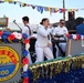 Destroyers of Navy Band Southwest rock San Antonio during Fiesta