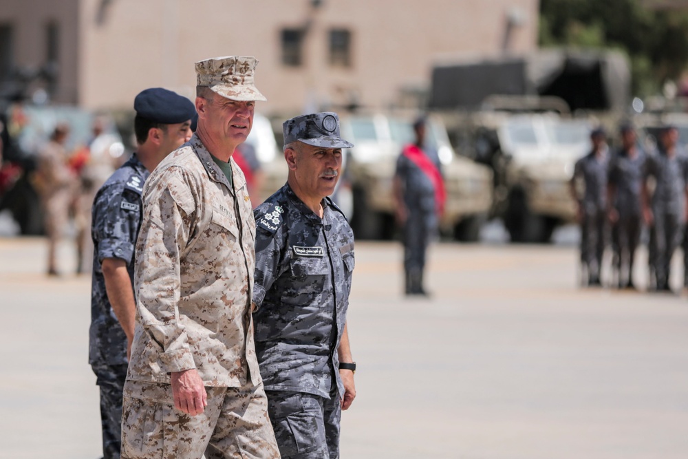 MARCENT commander attends 77th Jordanian Marine Battalion change of command