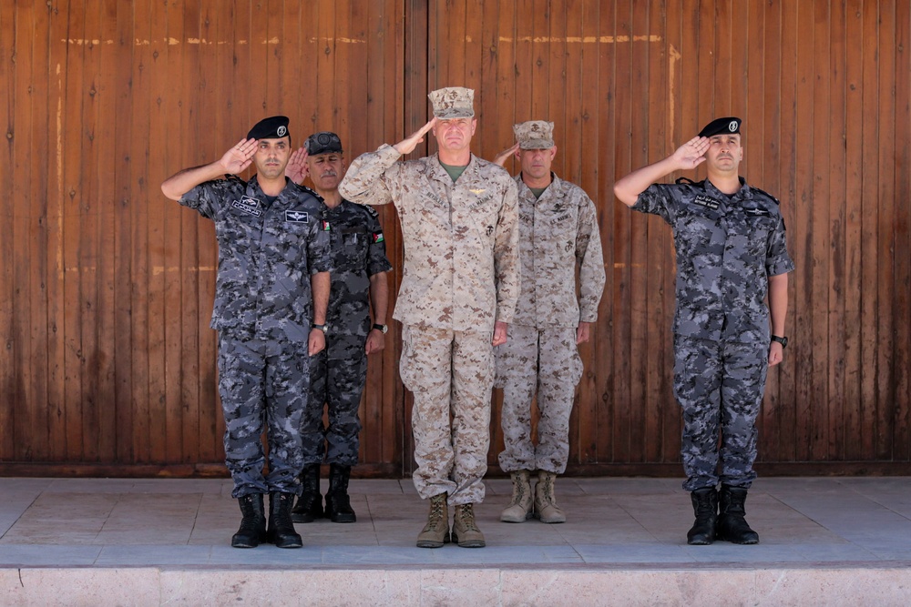 MARCENT commander attends 77th Jordanian Marine Battalion change of command