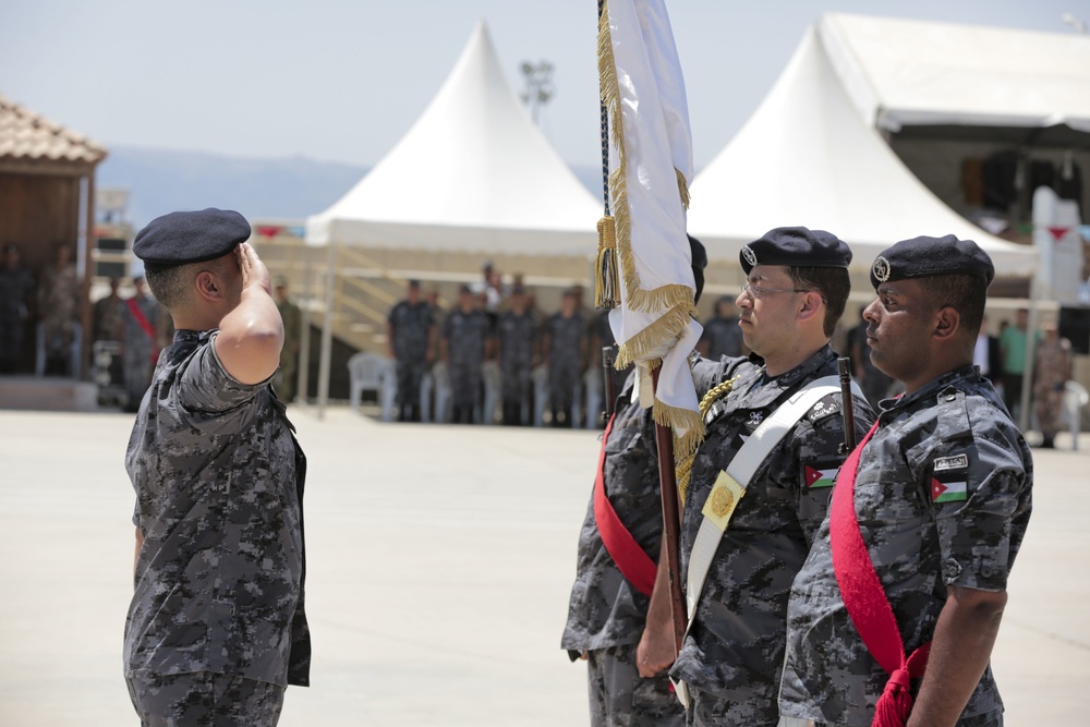 MARCENT commander attends 77th Jordanian Marine Battalion change of command