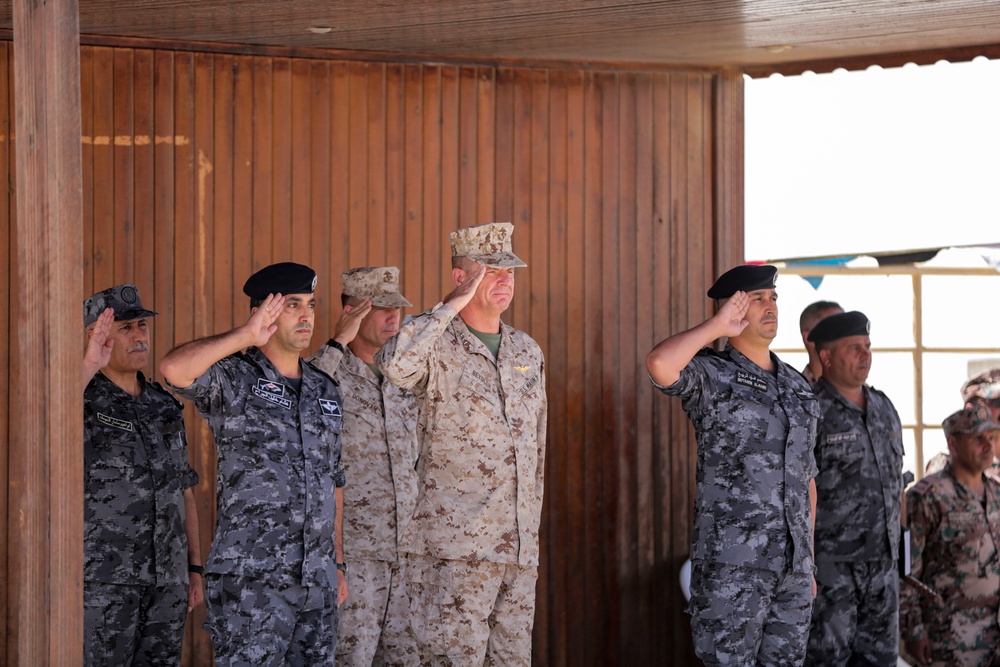 MARCENT commander attends 77th Jordanian Marine Battalion change of command