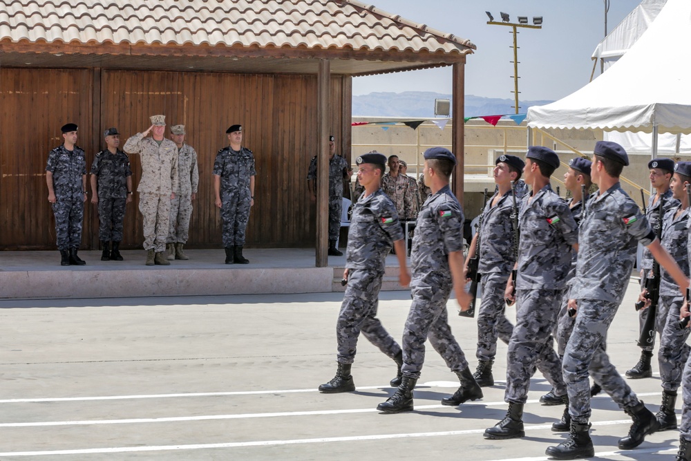 MARCENT commander attends 77th Jordanian Marine Battalion change of command