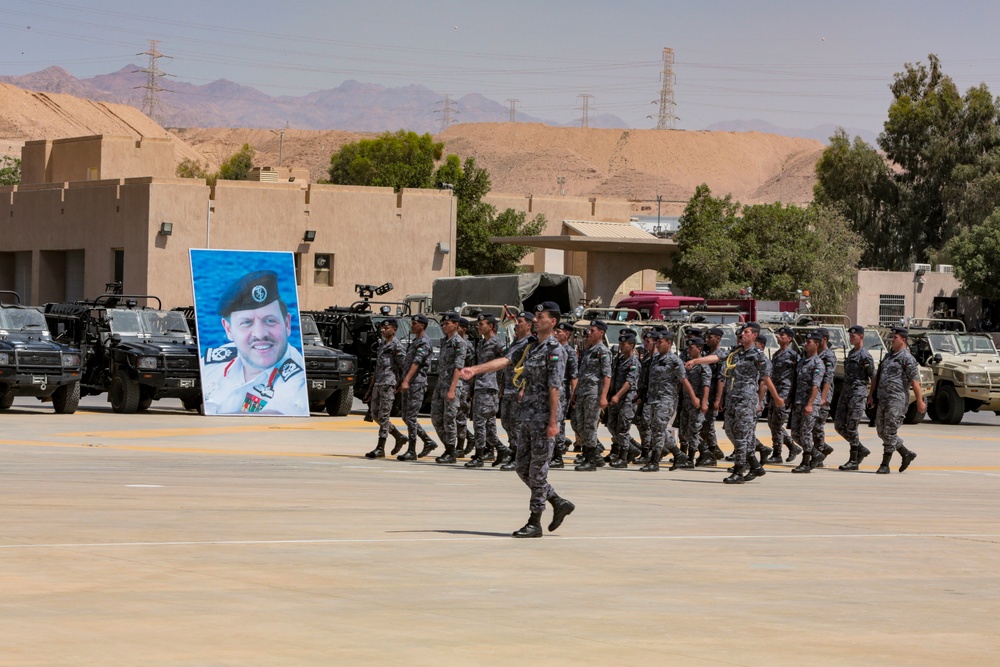 MARCENT commander attends 77th Jordanian Marine Battalion change of command