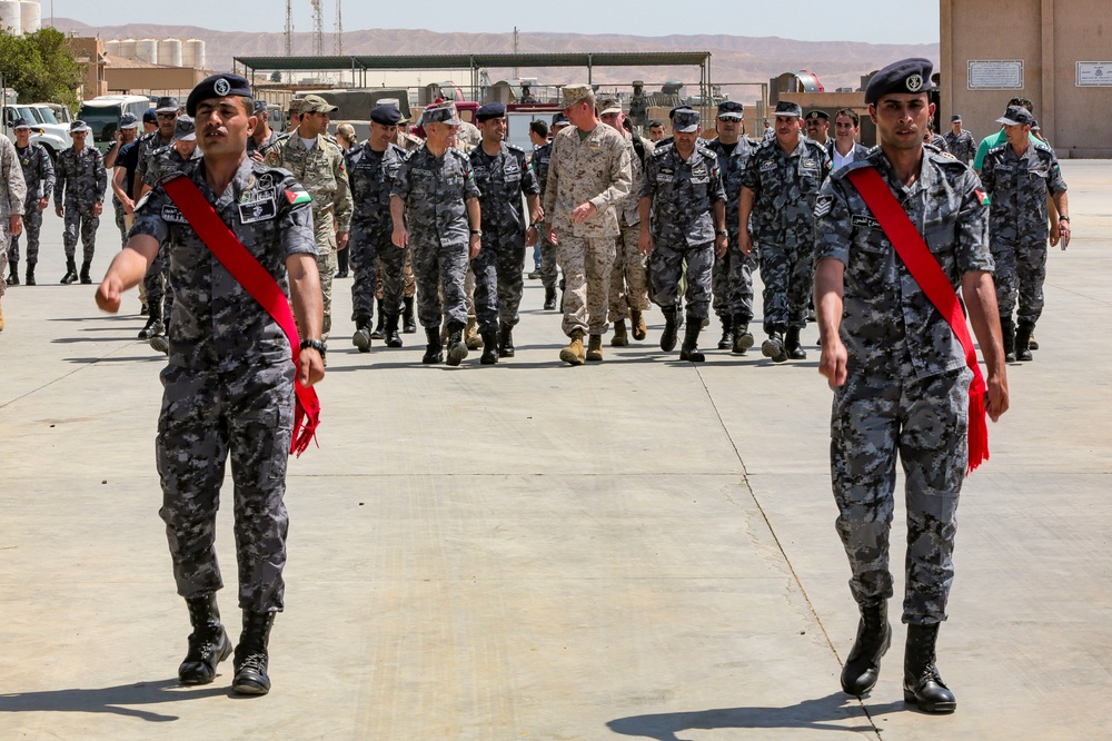 MARCENT commander attends 77th Jordanian Marine Battalion change of command