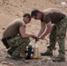 U.S. Navy EOD partner with Jordanian EOD teams