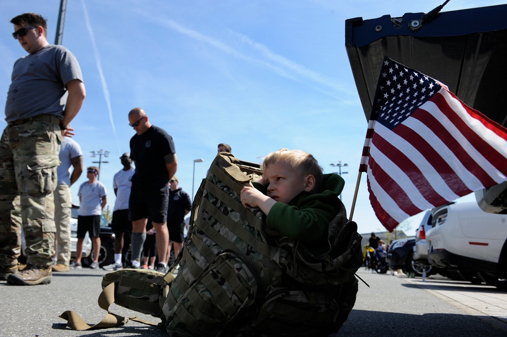 Airmen memorialize fallen heroes during annual 24-hour Run Challenge