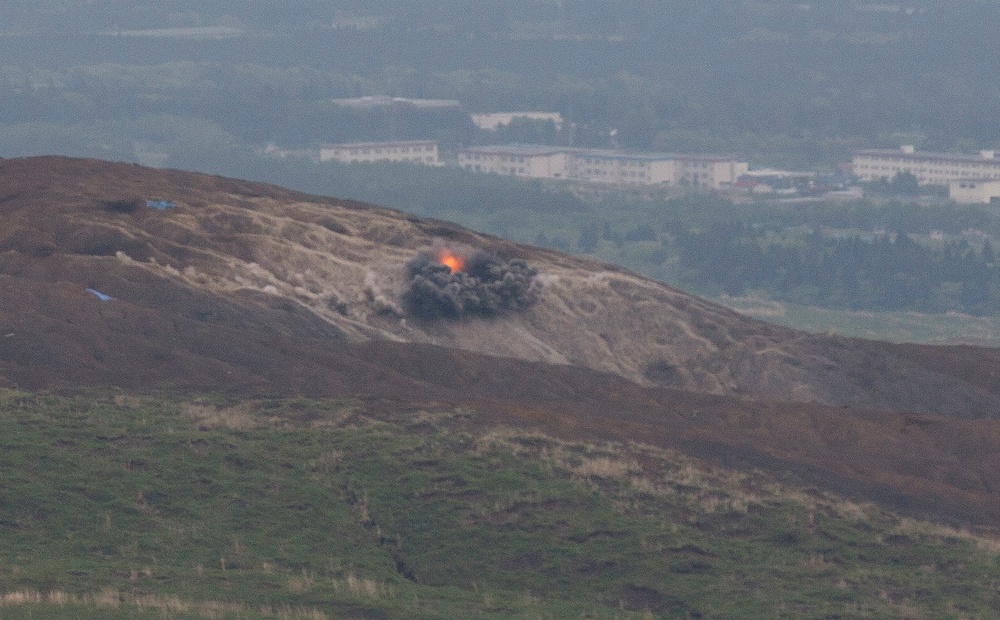 Bravo Battery Marines hits target during ARTP 18-1 exercise