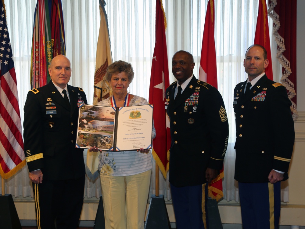 The Quartermaster Corps honors its Hall of Fame recipients.