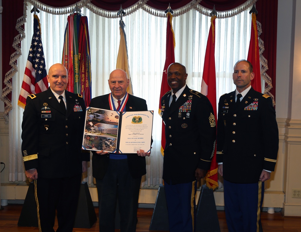 The Quartermaster Corps honors its Hall of Fame recipients.