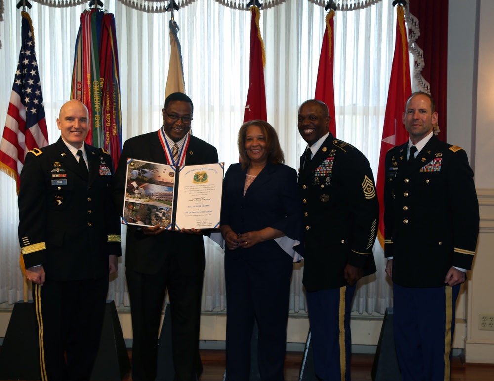 The Quartermaster Corps honors its Hall of Fame recipients.