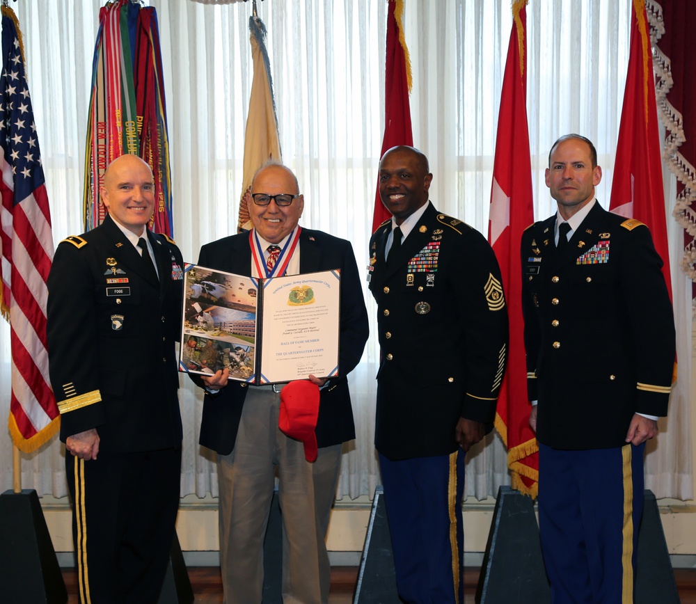 The Quartermaster Corps honors its Hall of Fame recipients.