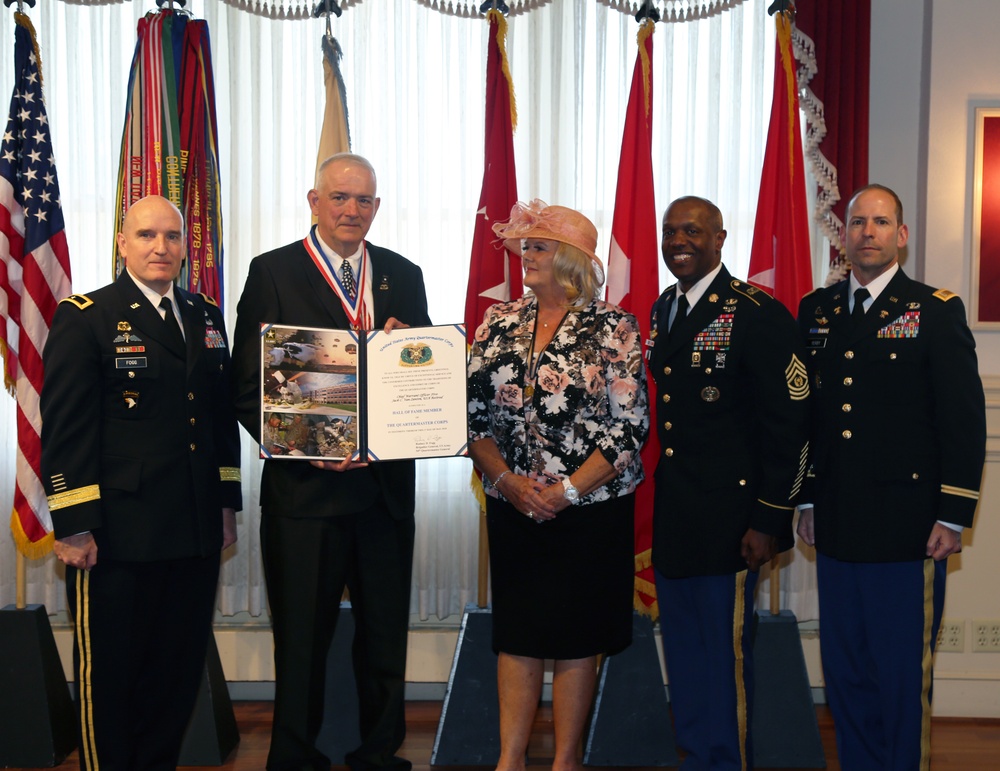 The Quartermaster Corps honors its Hall of Fame recipients.