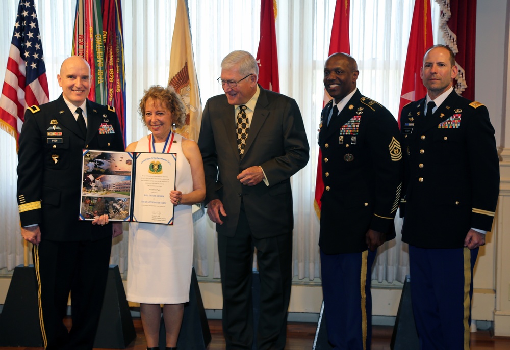 The Quartermaster Corps honors its Hall of Fame recipients.