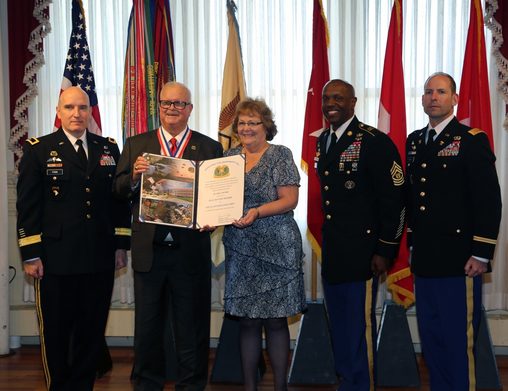 The Quartermaster Corps honors its Hall of Fame recipients.