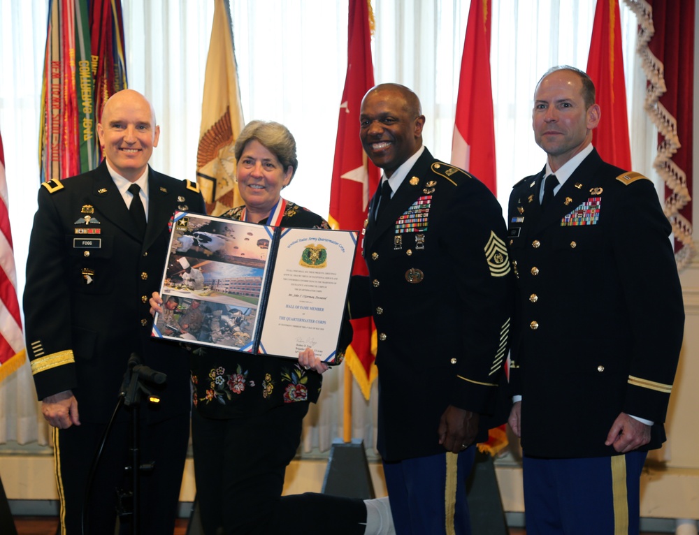 The Quartermaster Corps honors its Hall of Fame recipients.