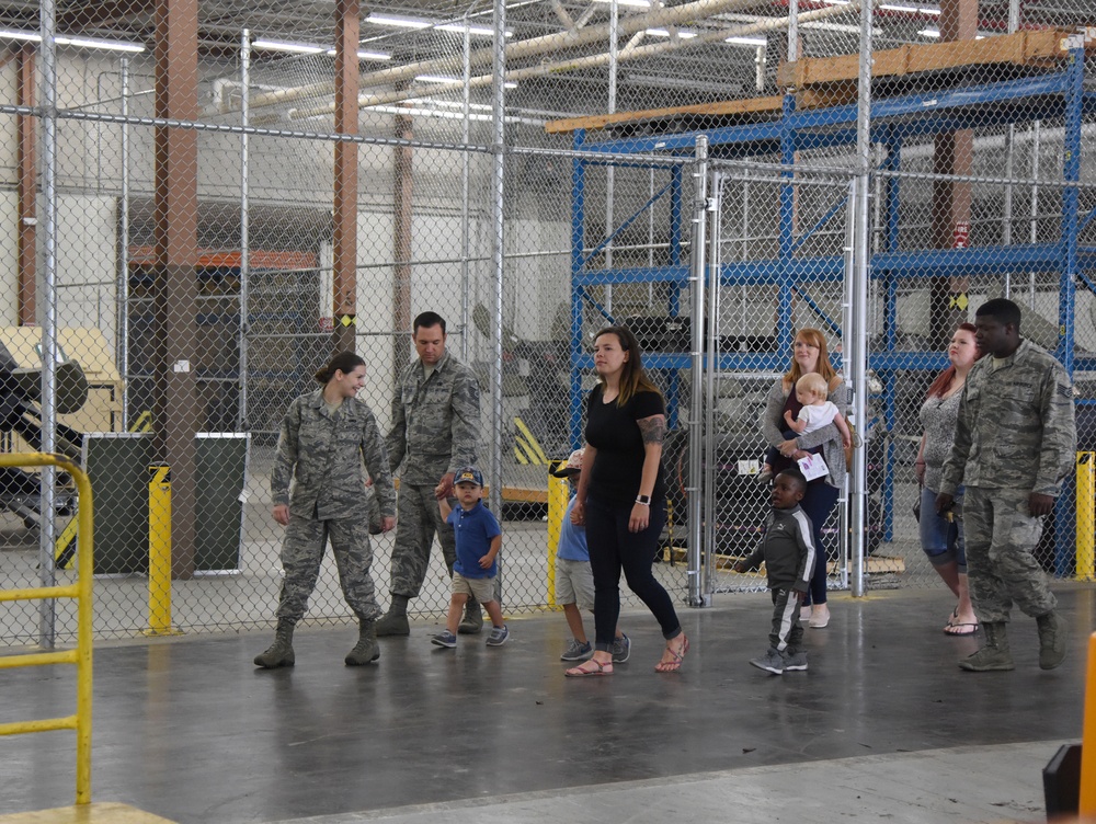 81st LRS combine work and play with kids