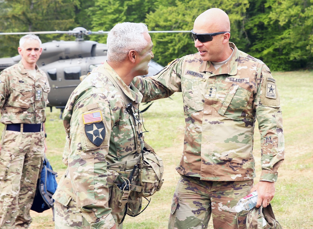 Lt. Gen. Anderson Combined Resolve X visit