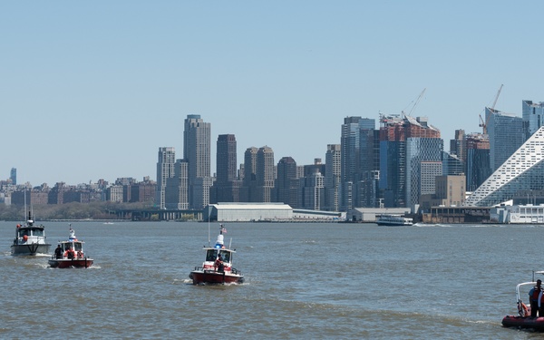 Coast Guard honors N.J. Regional Fireboat Task Force, commemorates nation’s first shared dispatching system