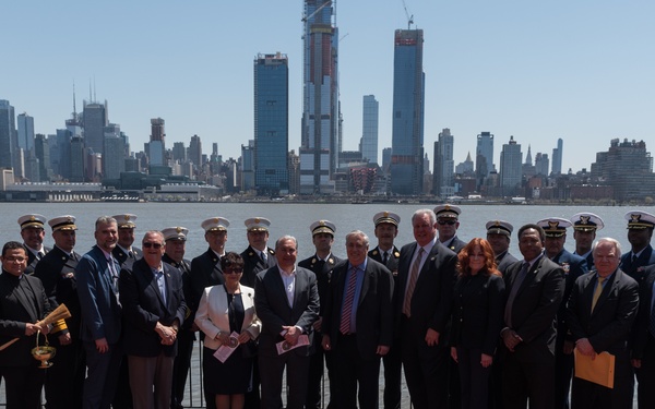 Coast Guard honors N.J. Regional Fireboat Task Force, commemorates nation’s first shared dispatching system