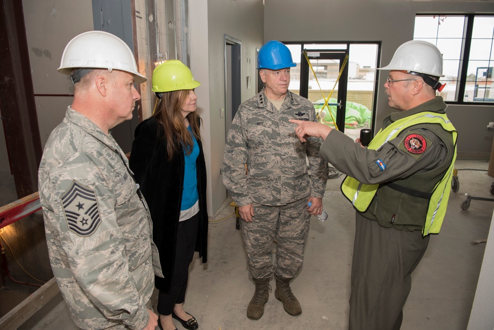 Lt. Gen. Rice's Visit to the Colorado Air National Guard