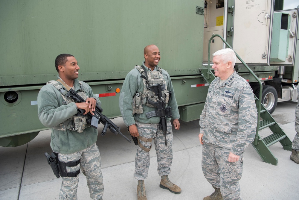 Lt. Gen. Rice's Visit to the Colorado Air National Guard