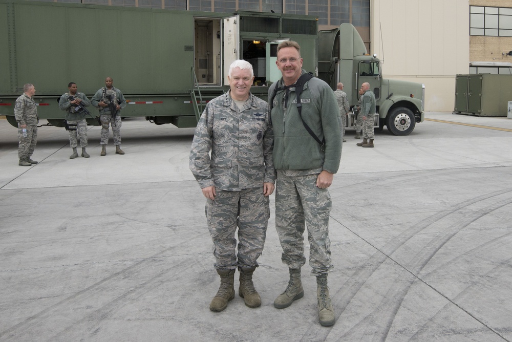 Lt. Gen. Rice's Visit to the Colorado Air National Guard
