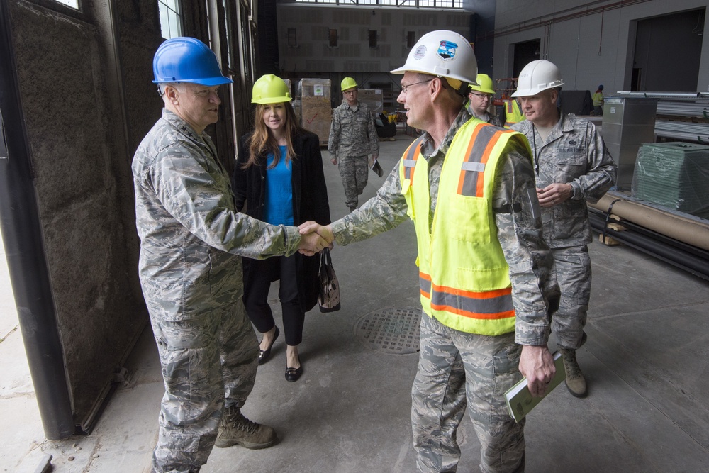 Lt. Gen. Rice's Visit to the Colorado Air National Guard