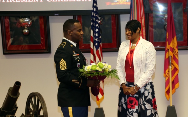 12th Ordnance Regimental Command Sergeant Major Retirement Ceremony